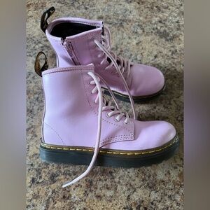 Dr. Martens Women's Light Pink Combat Boots